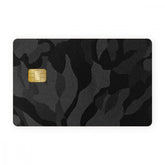 Black Camo Card - WrapCart Debit Card Skins