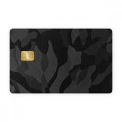 Black Camo Card - WrapCart Debit Card Skins