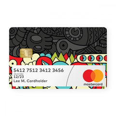 Multi Abstract With Window Card