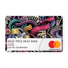 Music Abstract Card With Window