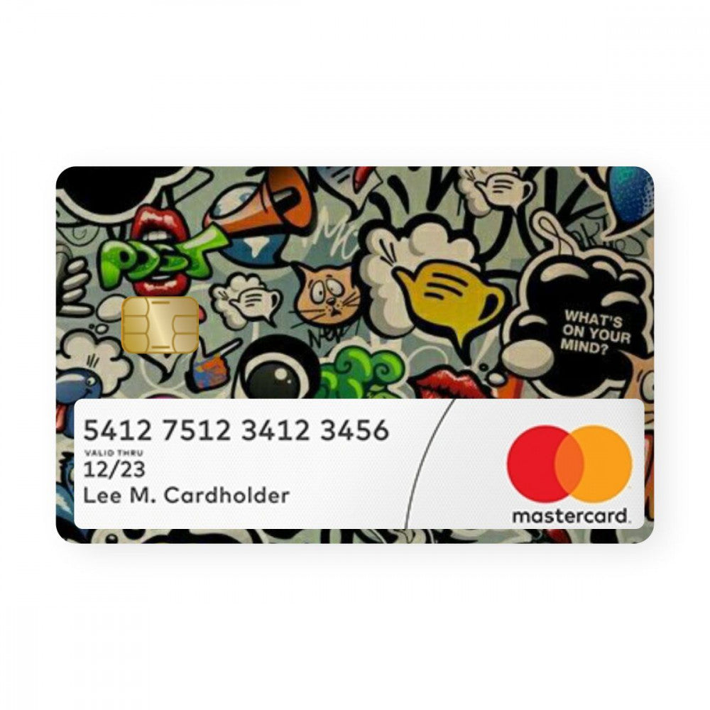 Vocalize Abstract Card With Window