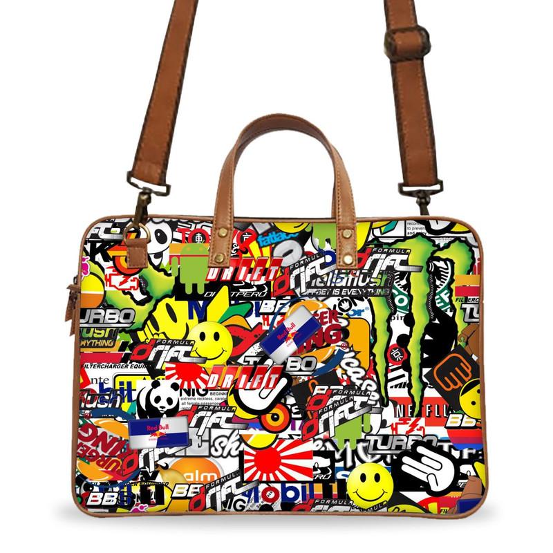 Customised Laptop Bags & Leathe rprinted laptop bags by WrapCart India. Durable best quality bags for laptops in India.