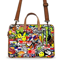 Customised Laptop Bags & Leathe rprinted laptop bags by WrapCart India. Durable best quality bags for laptops in India.