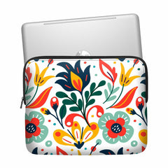 Flowers and Butterflies Laptop Sleeve