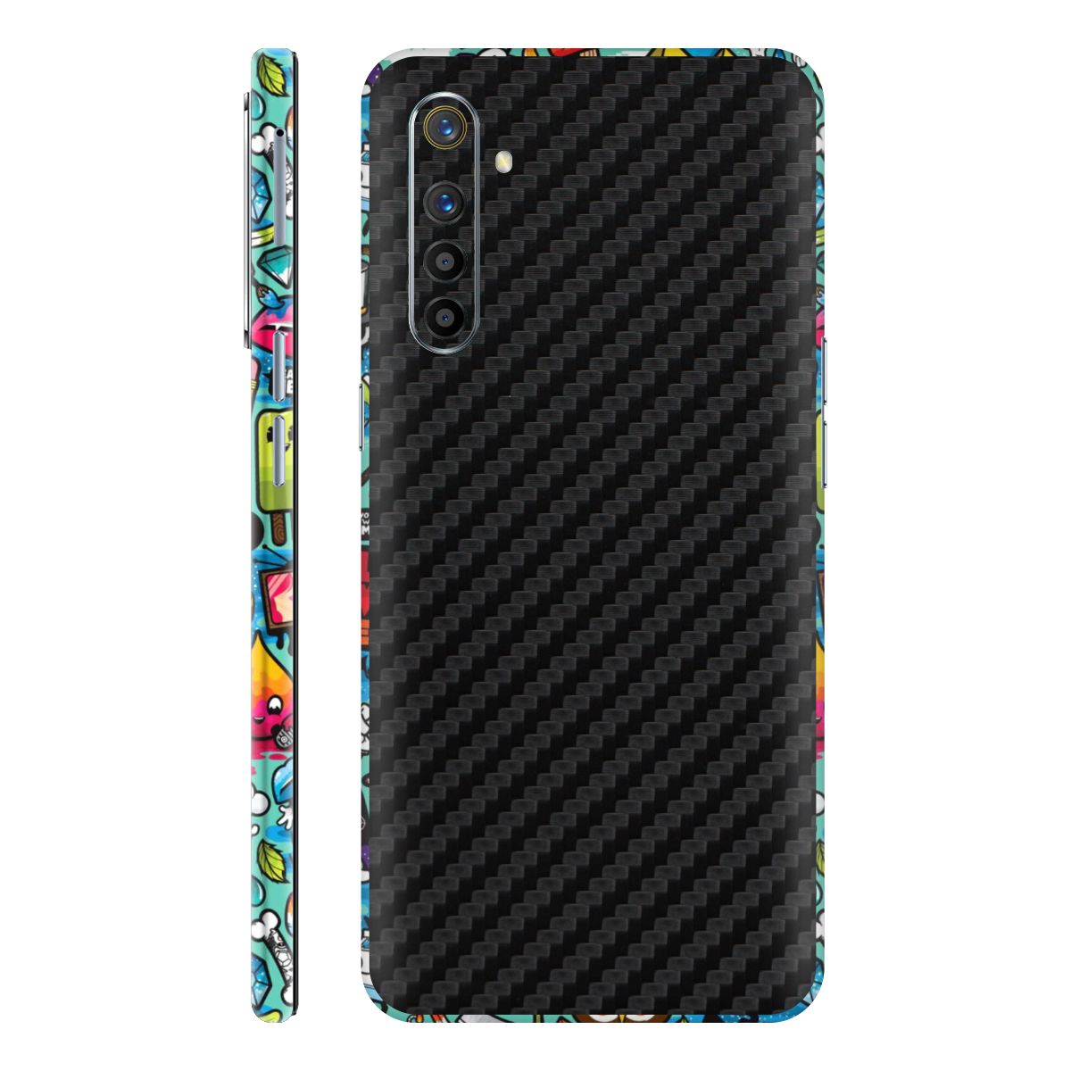 Daul concept mobile skins by WrapCart. Best mobie skins in India. Cheapest 3M mobile wraps.