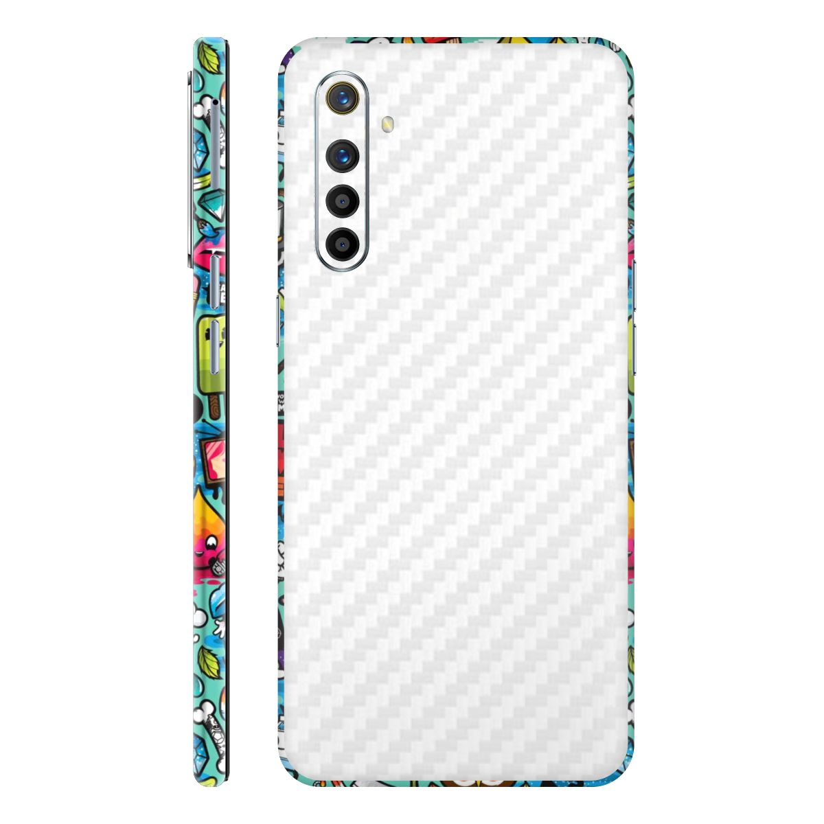 Daul concept mobile skins by WrapCart. Best mobie skins in India. Cheapest 3M mobile wraps.