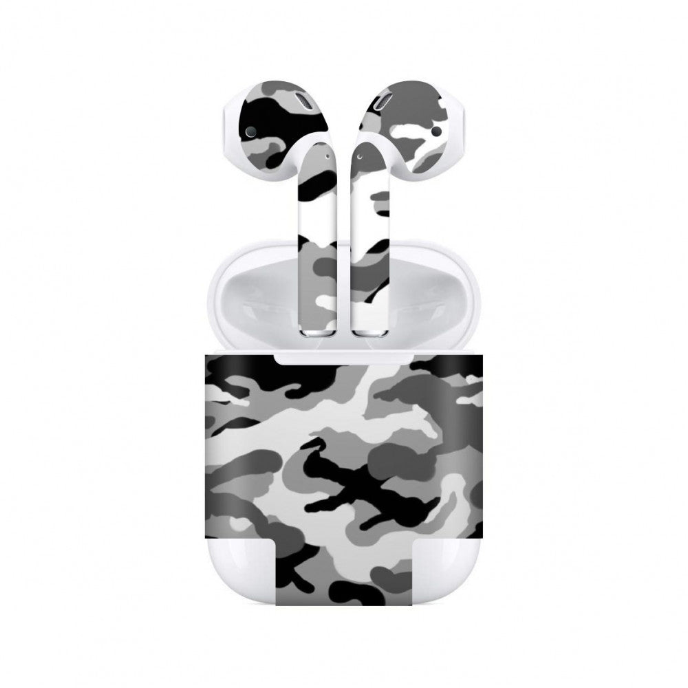 Airpods Grey Camo