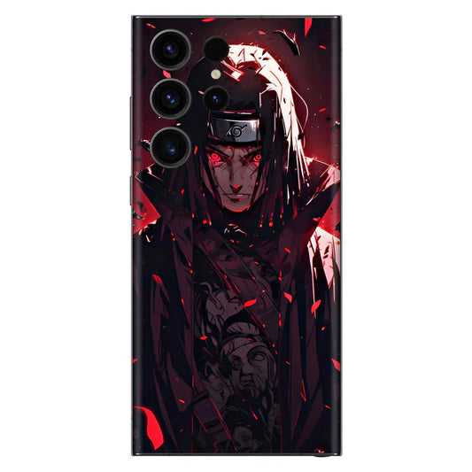 Unleash Your Inner Shinobi: Premium Itachi Uchiha Mobile Skins and Wraps