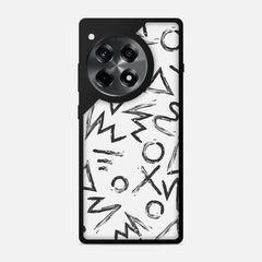 Metrical Stroke White Mobile Bumper Cover