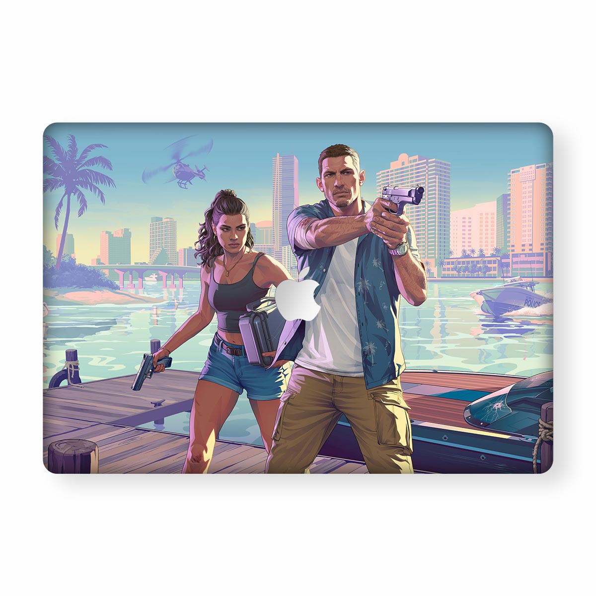 GTA 6 Inspired MacBook Air 15-inch M5 (2025) Skins | Durable Premium MacBook M5 Skins