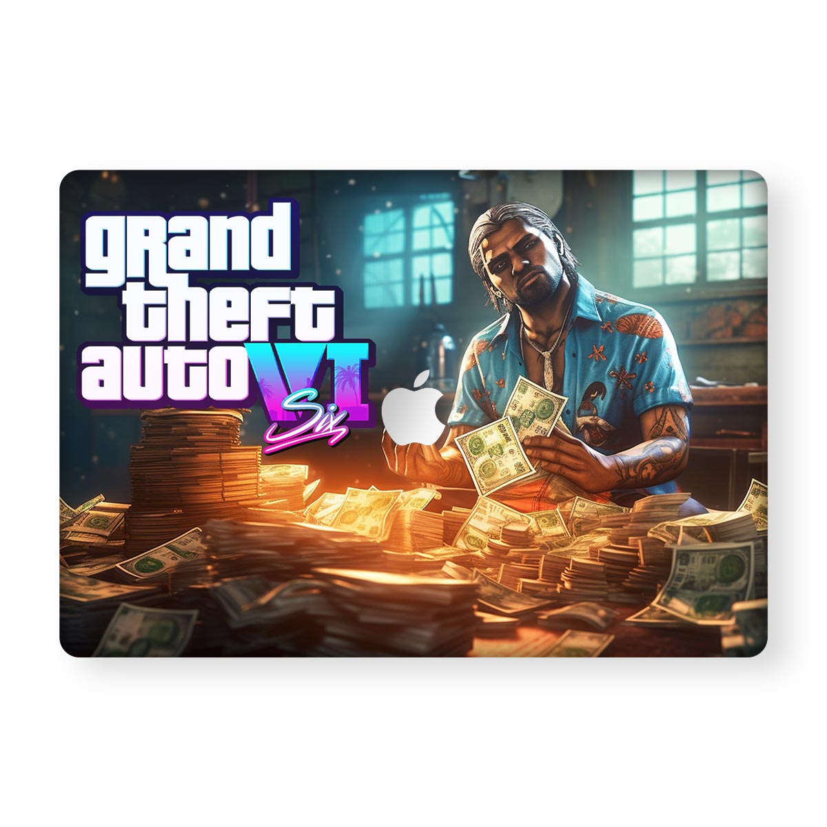 GTA 6 Inspired MacBook Air 15-inch M5 (2025) Skins | Durable Premium MacBook M5 Skins Main image