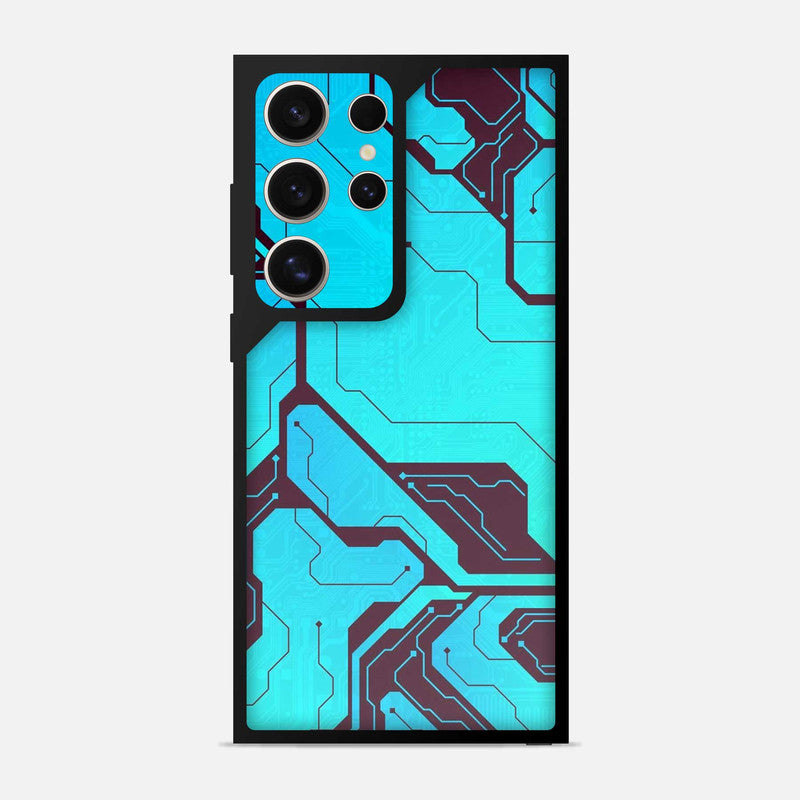 Cyber Circuit Bumper Mobile Cover - WrapCart Main image