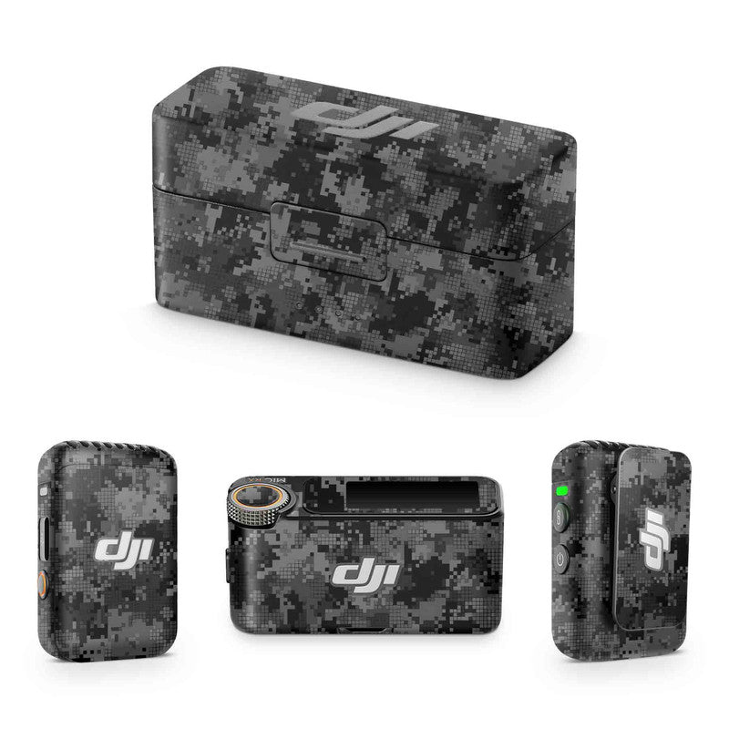 Black Pop DJI Mic Skin - WrapCart Main image