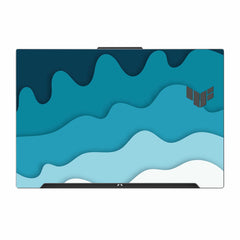 Falling Waves 1 Asus TUF Gaming F17 FX707Z Laptop Skin