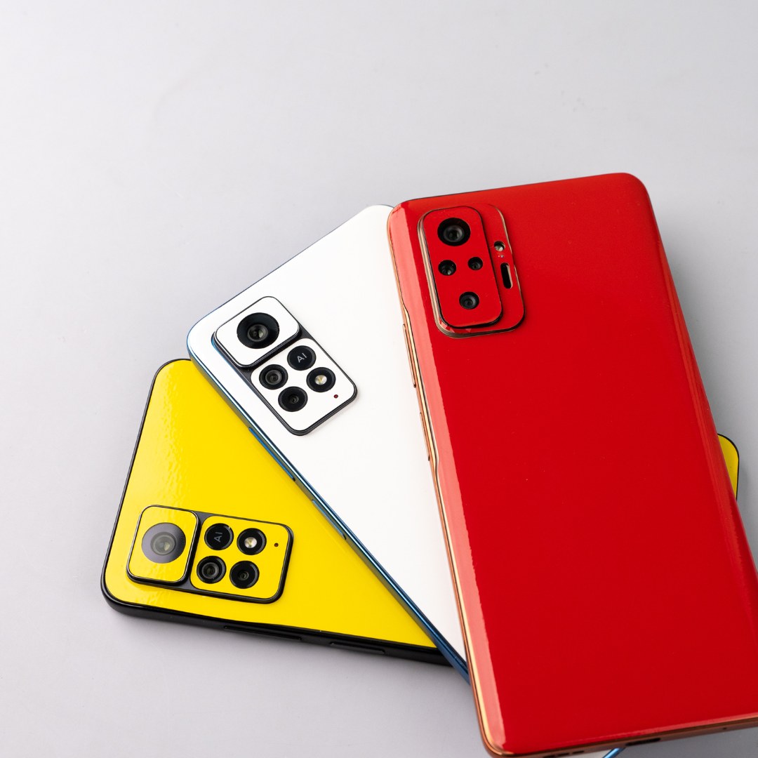 plain colored mobile skins to change your phones look