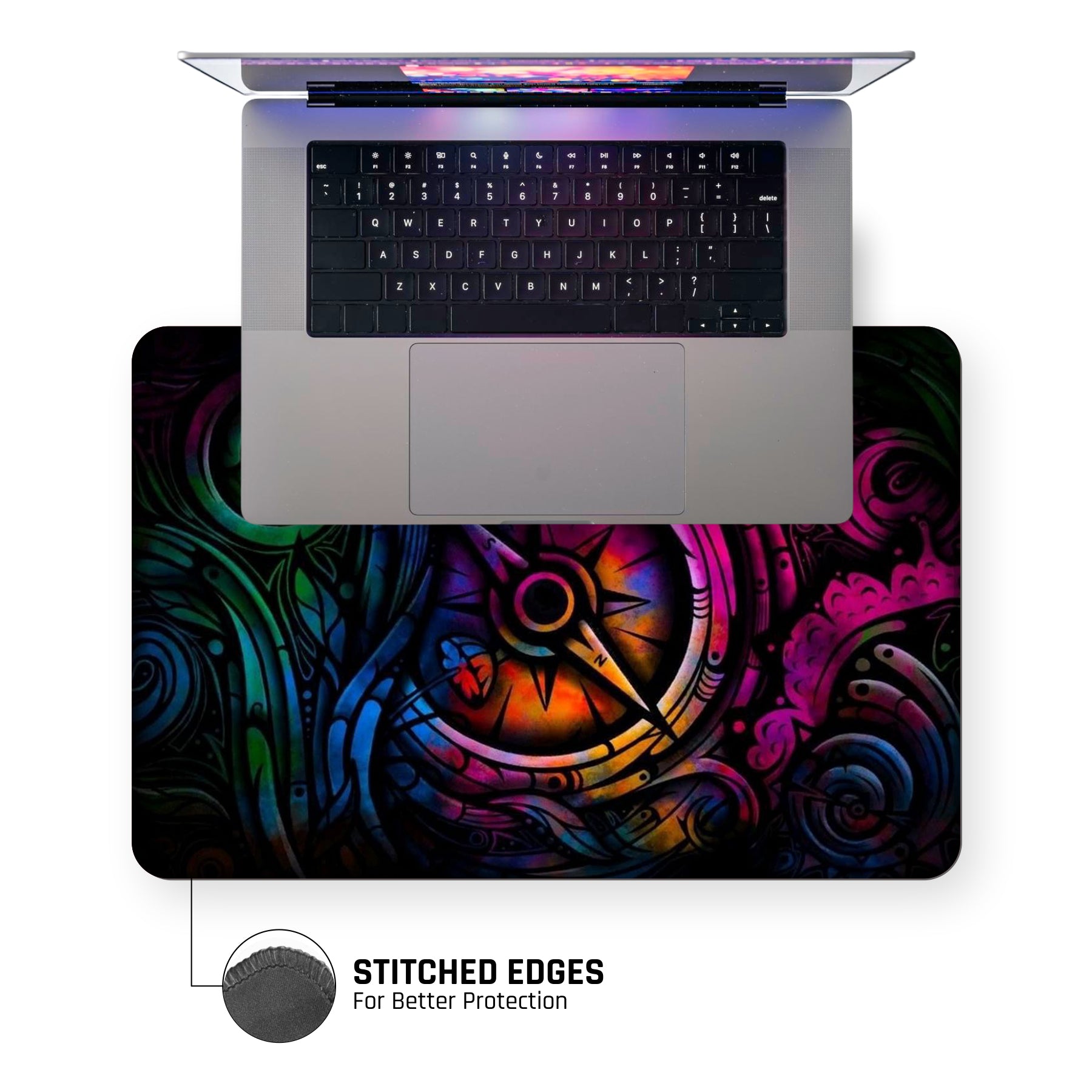 Color Compass Large Mouse Pad