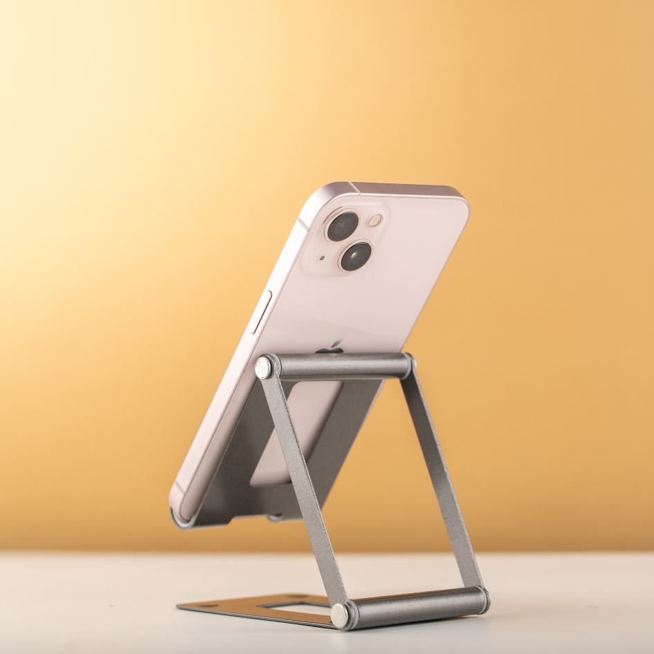 Aluminum Mobile Stand Compatible For Smartphones- Super fold