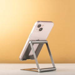 Aluminum Mobile Stand Compatible For Smartphones- Super fold