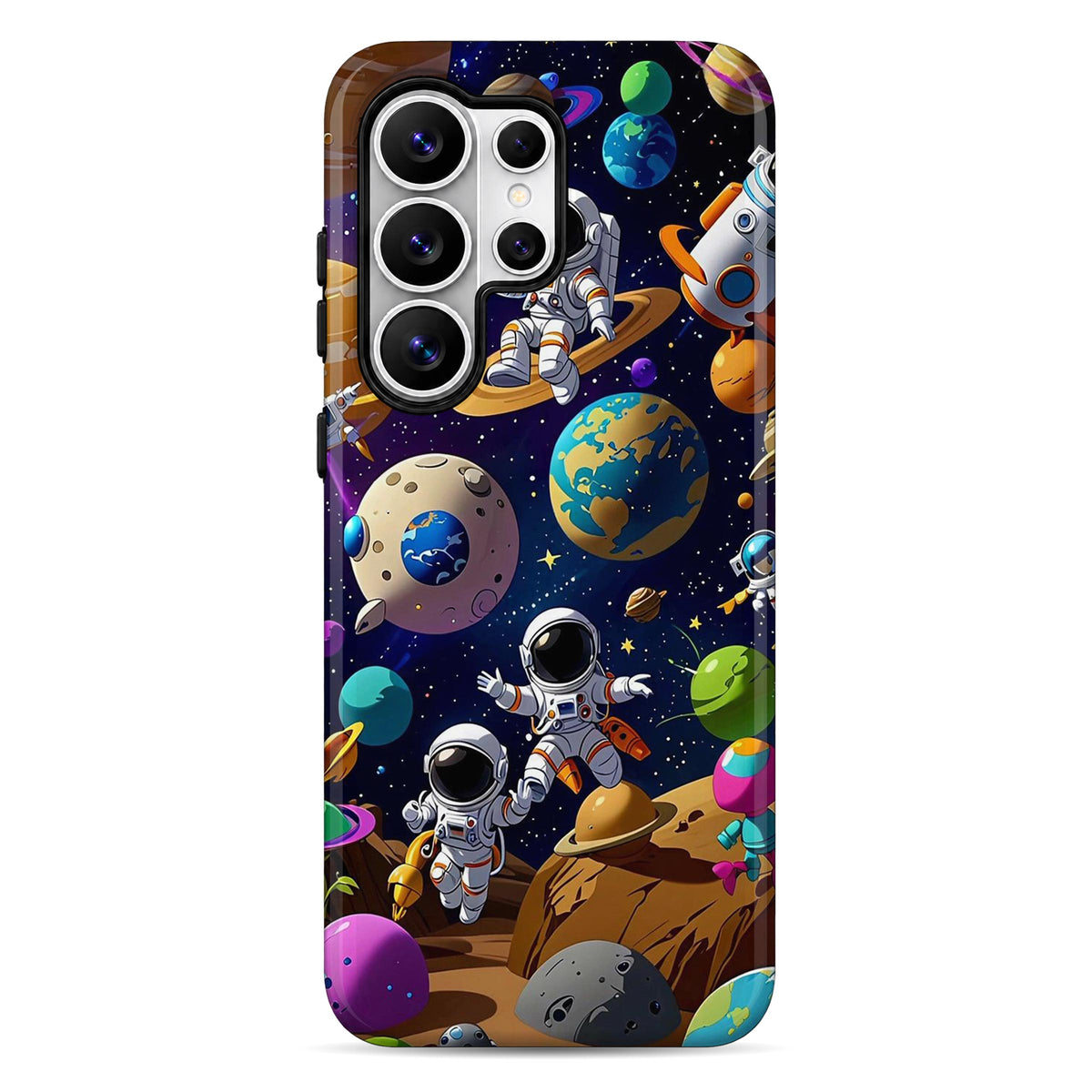 Astro Galaxy | WrapCart Armor Double Layer Shockproof Glossy Phone Case Main image