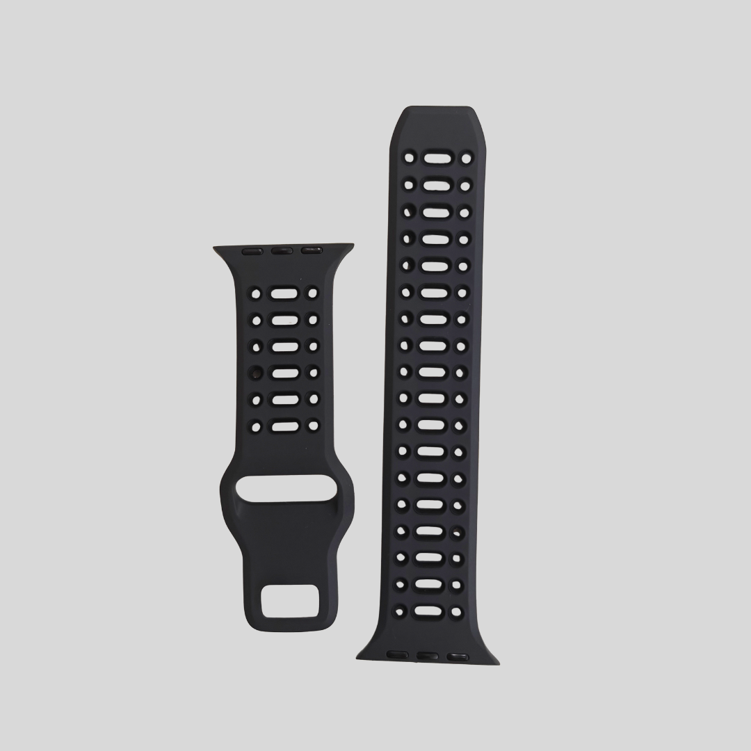 Apple Watch Ultimate Fleek Strap Black- 42/44/45/49 MM Main image