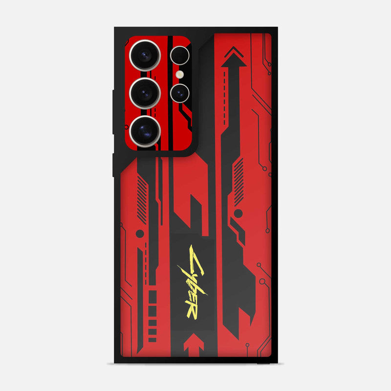 Cyber Red Bumper Mobile Cover - WrapCart Main image