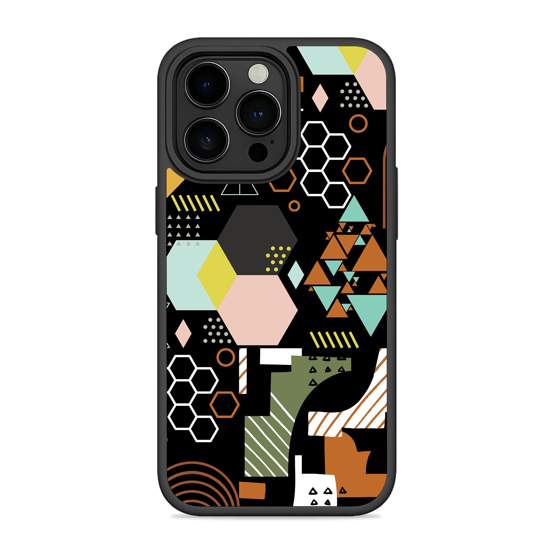 Minimal Math Mobile Bumper Cover For iPhone 16 Pro Main image
