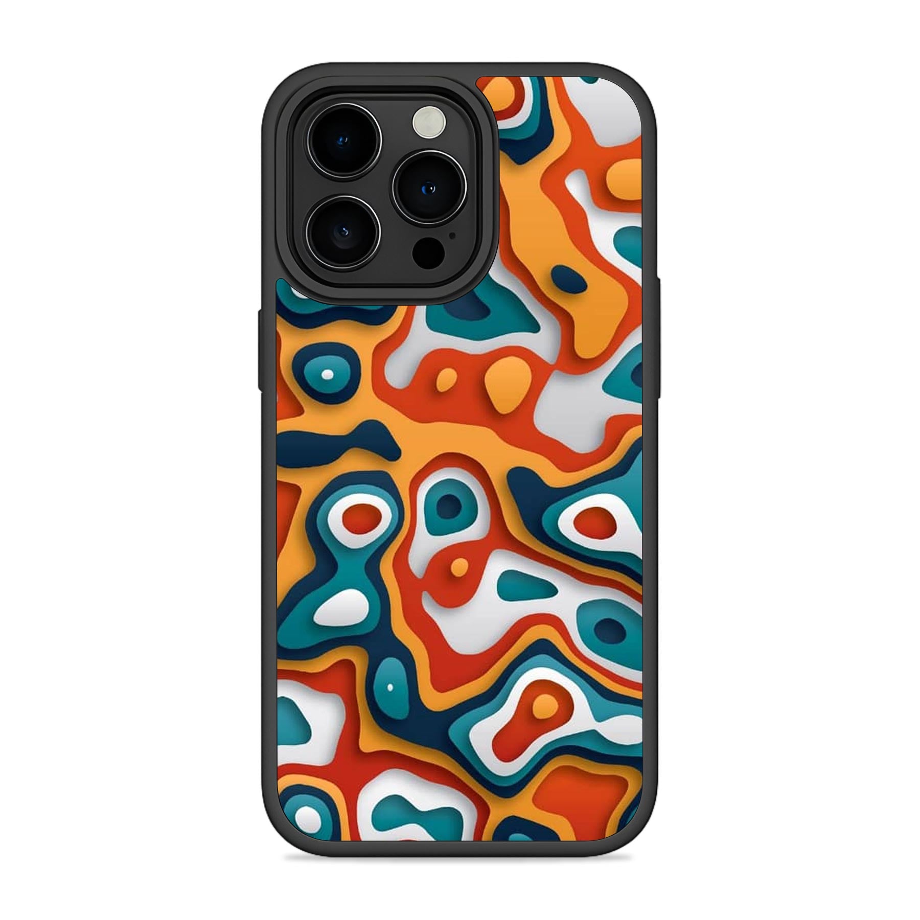 Minimal Paint Mobile Bumper Cover For iPhone 16 Pro Main image