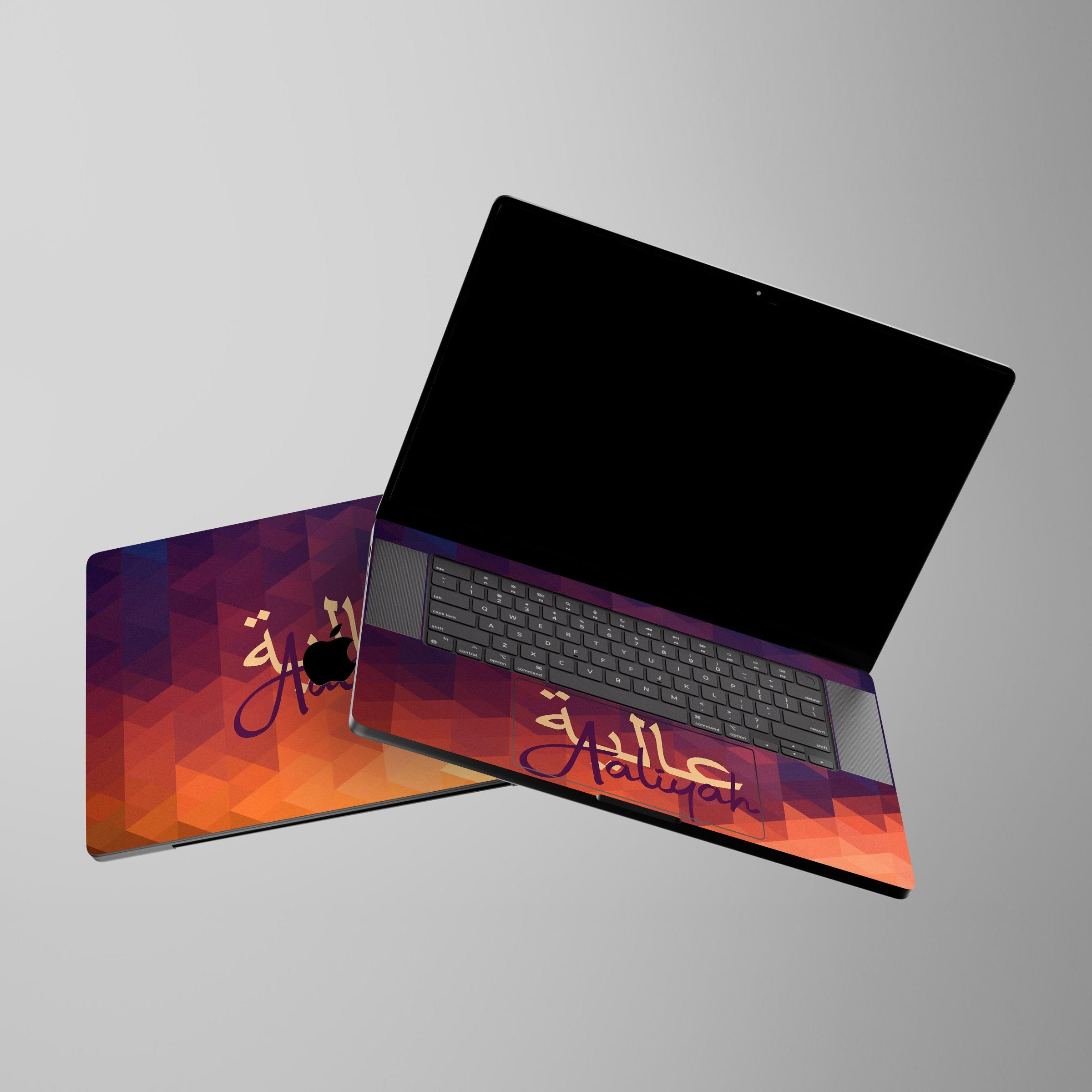 Arabic Custom Name Macbook Skin Main image