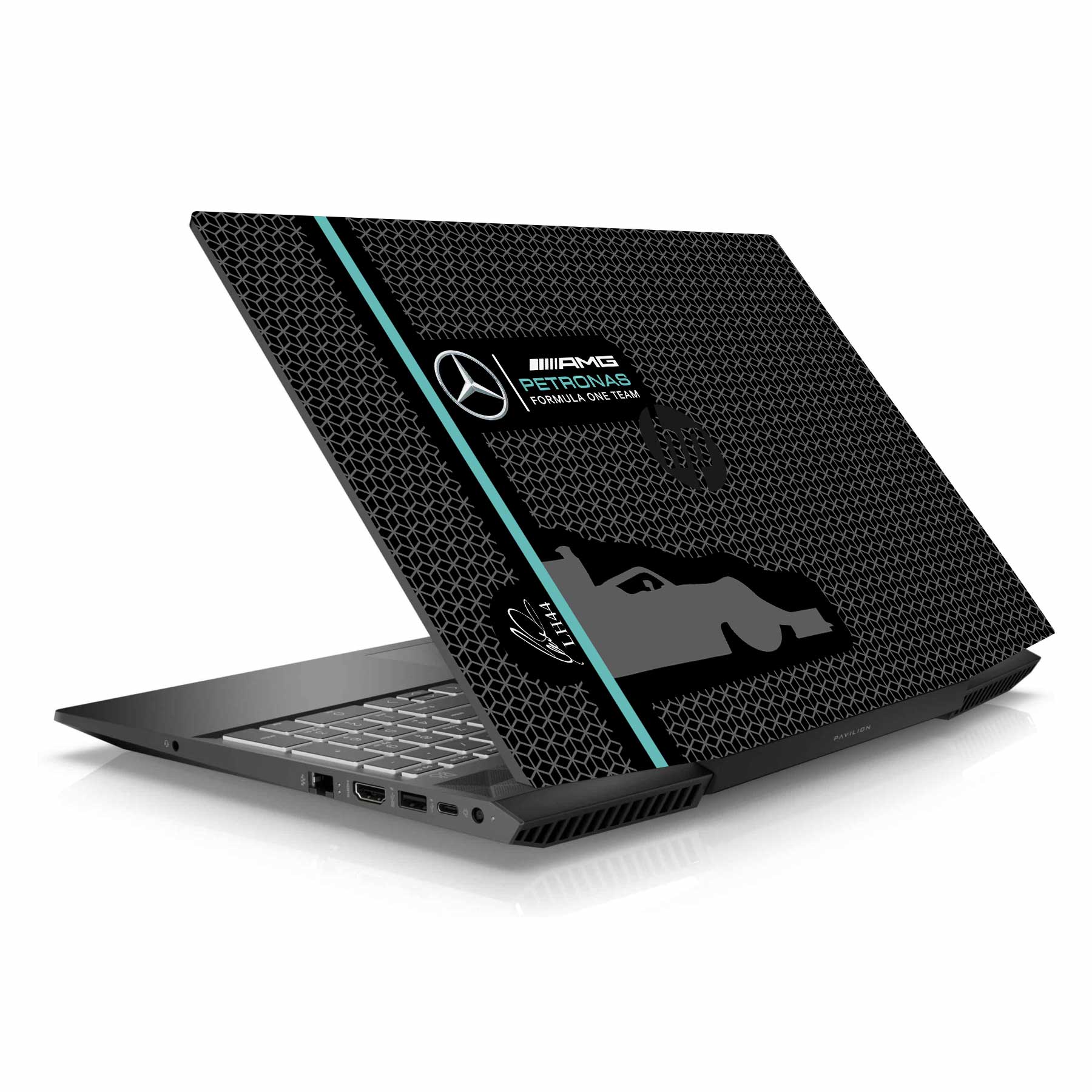Formula Fans - Black HP Pavilion Gaming 15 EC CX Series Laptop Skin Main image