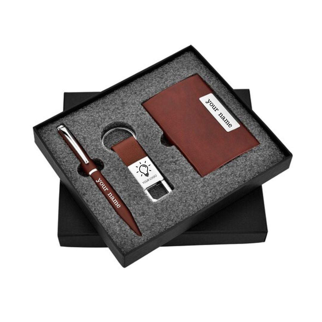 Customized Pen/Keychain/Card Holder Set Main image