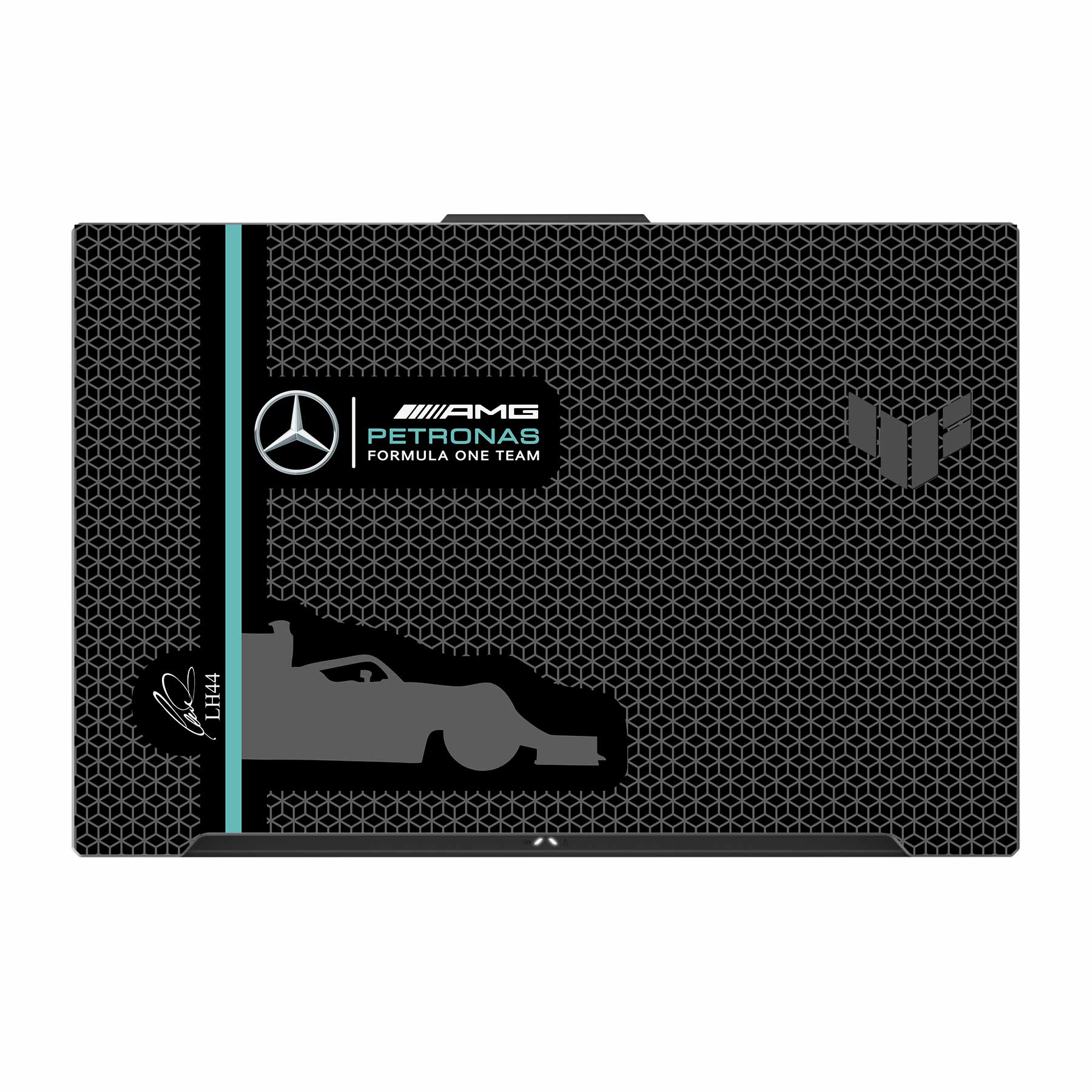 Formula Fans - Black Asus TUF Gaming F17 FX707Z Laptop Skin Main image