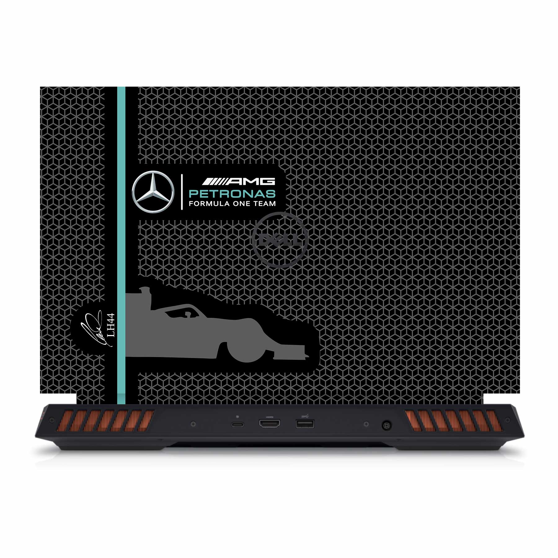 Formula Fans - Black Dell G15 5520 Laptop Skin