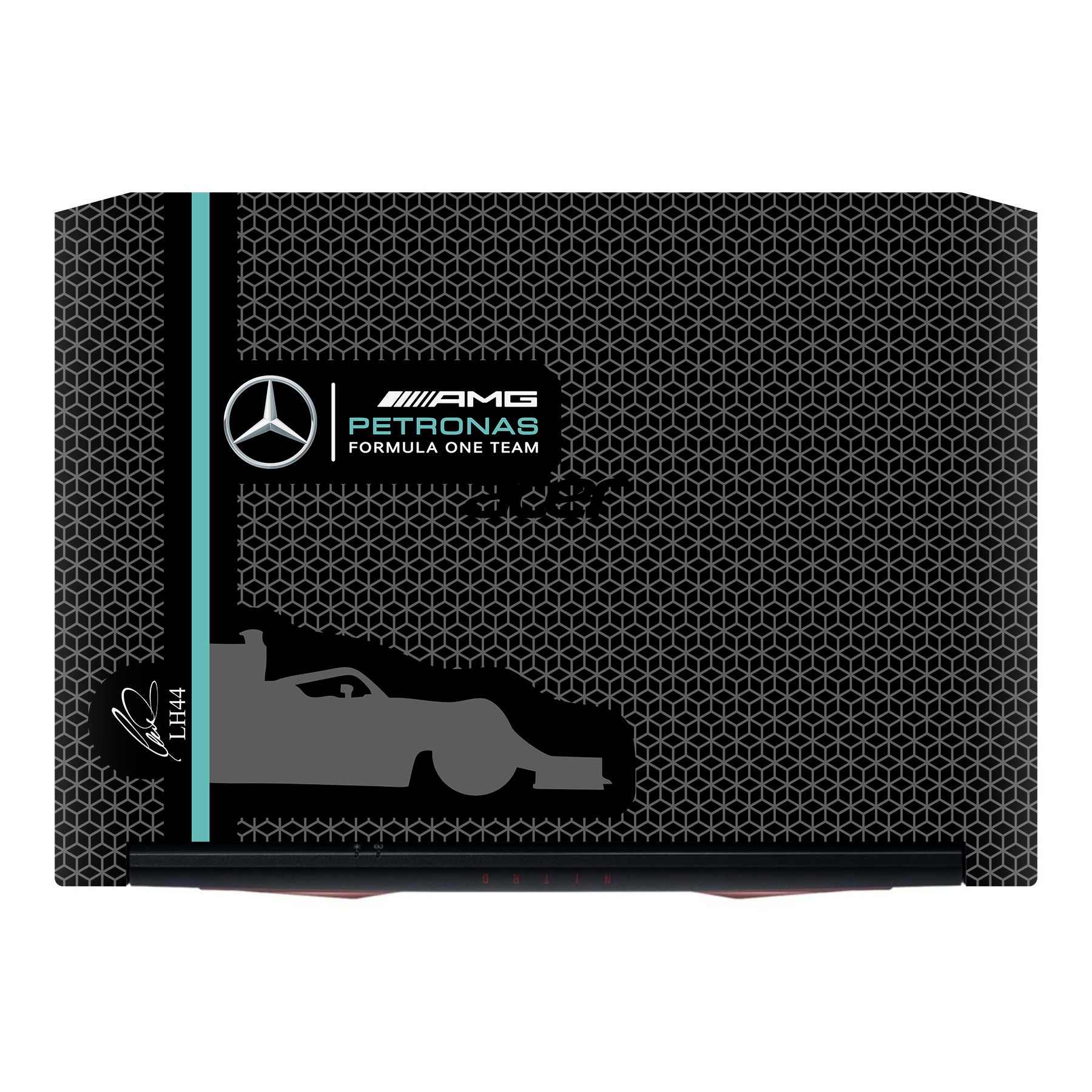 Formula Fans - Black Acer Nitro 5 AN515 Laptop Skin Main image