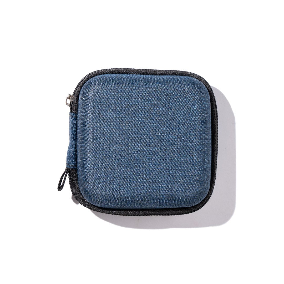 Denim Multi Purpose Tech Organizer for Charger/Earphone/Pen Drives/Cables - Box Shape Main image