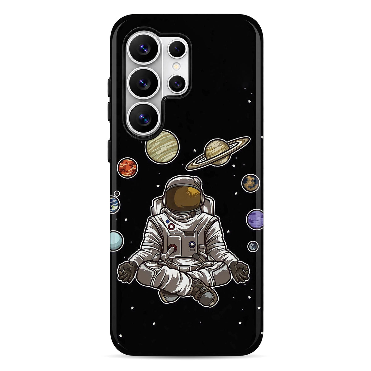 Astronaut Meditating | WrapCart Armor Double Layer Shockproof Glossy Phone Case Main image