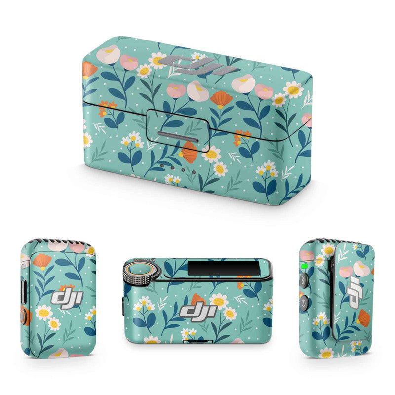 Blooming Flowers DJI Mic Skin - WrapCart Main image