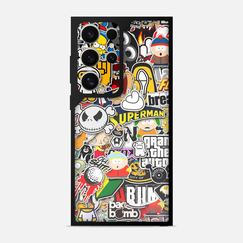 GTA Abstract Bumper Mobile Cover - WrapCart Main image