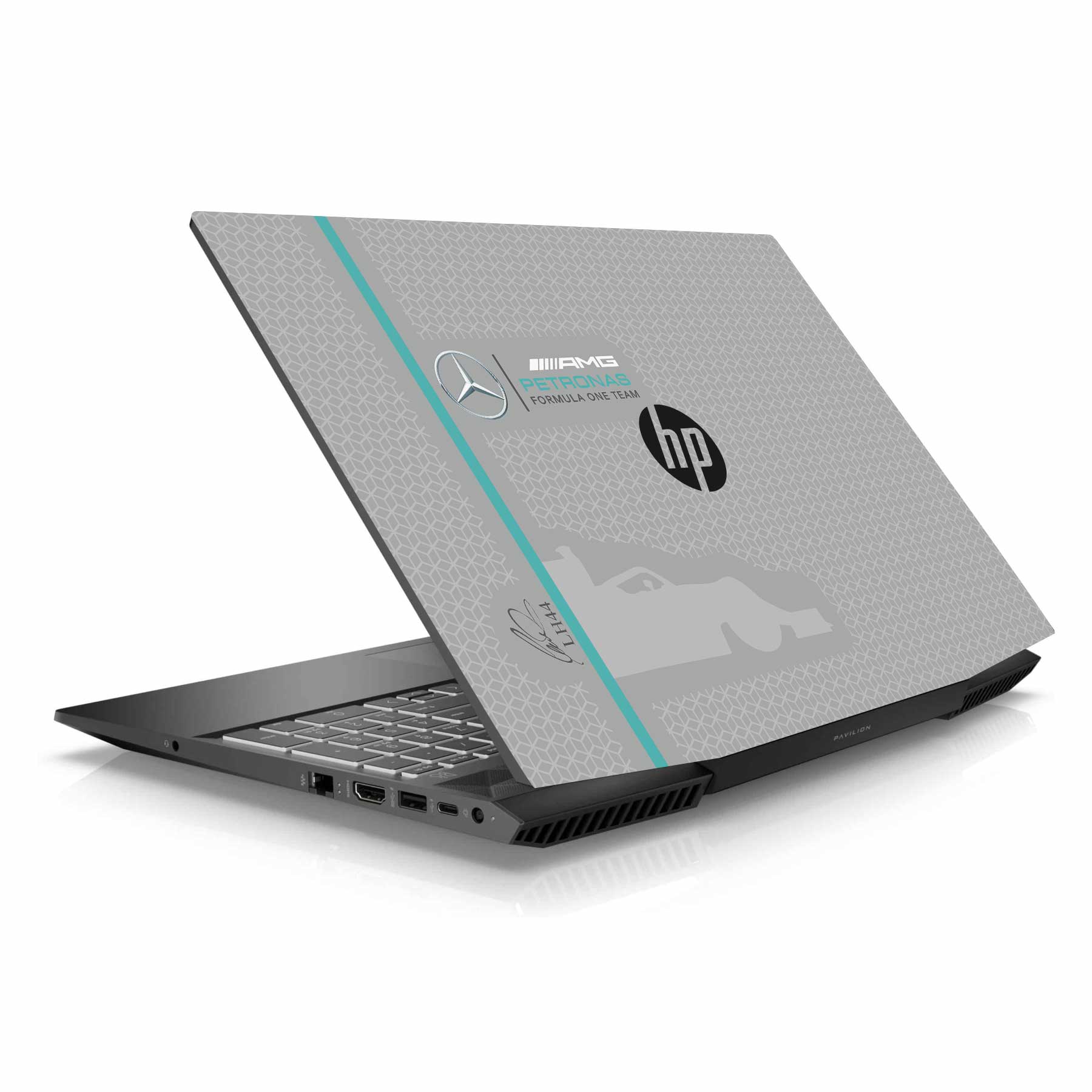 Formula Fans - Grey HP Pavilion Gaming 15 EC CX Series Laptop Skin Main image