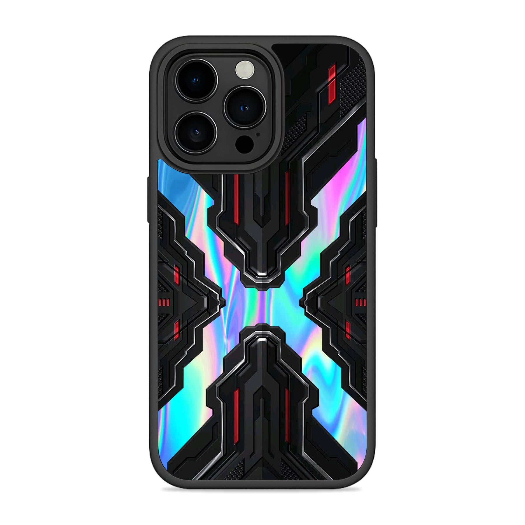 The X Holographic Mobile Bumper Cover For iPhone 15 Pro Main image