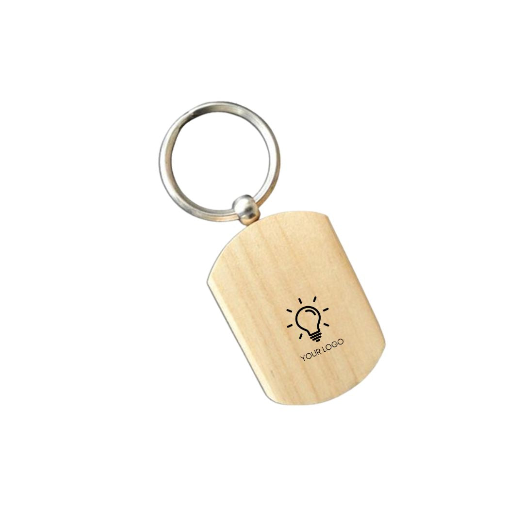 Customized Wooden Keychain Main image