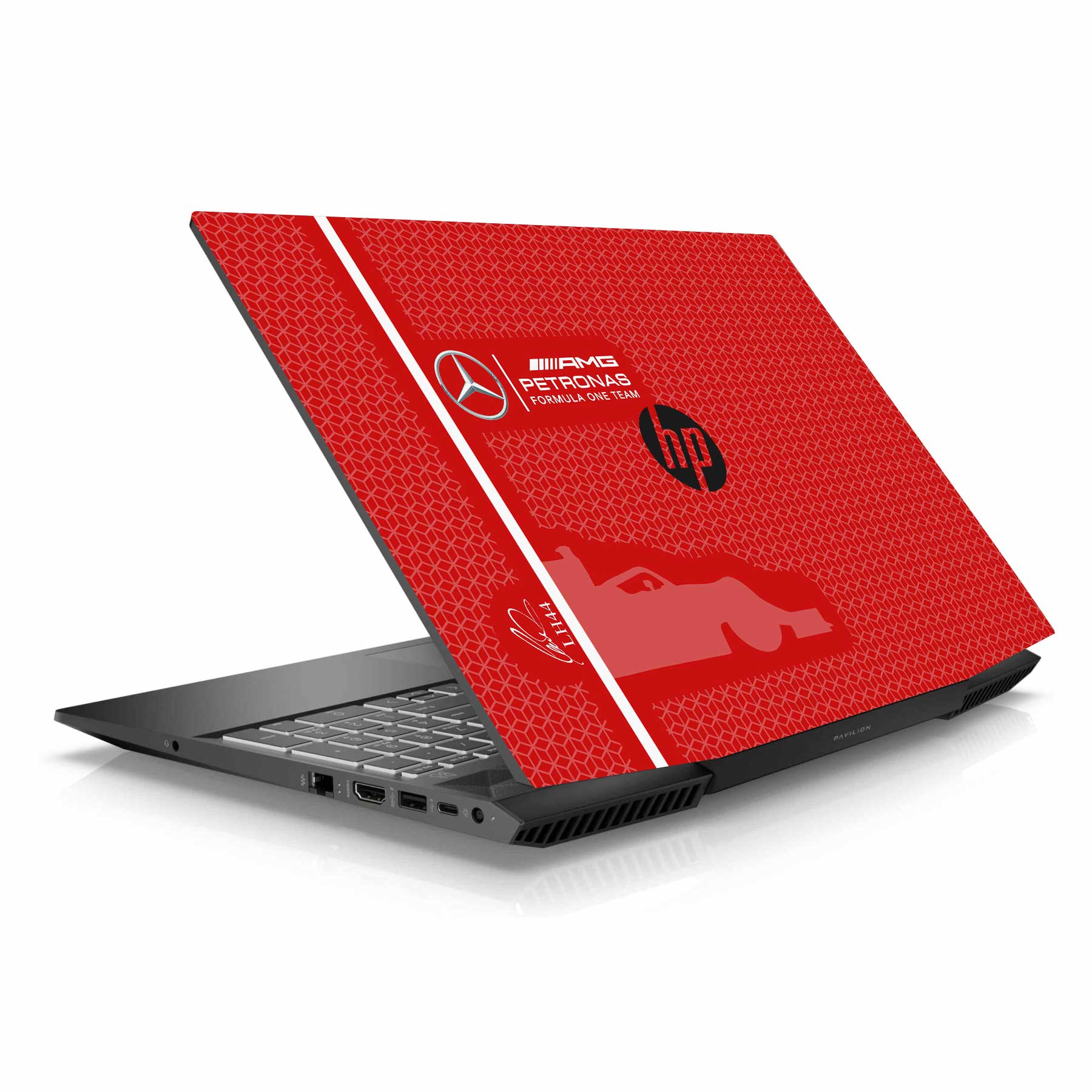 Formula Fans - Red HP Pavilion Gaming 15 EC CX Series Laptop Skin