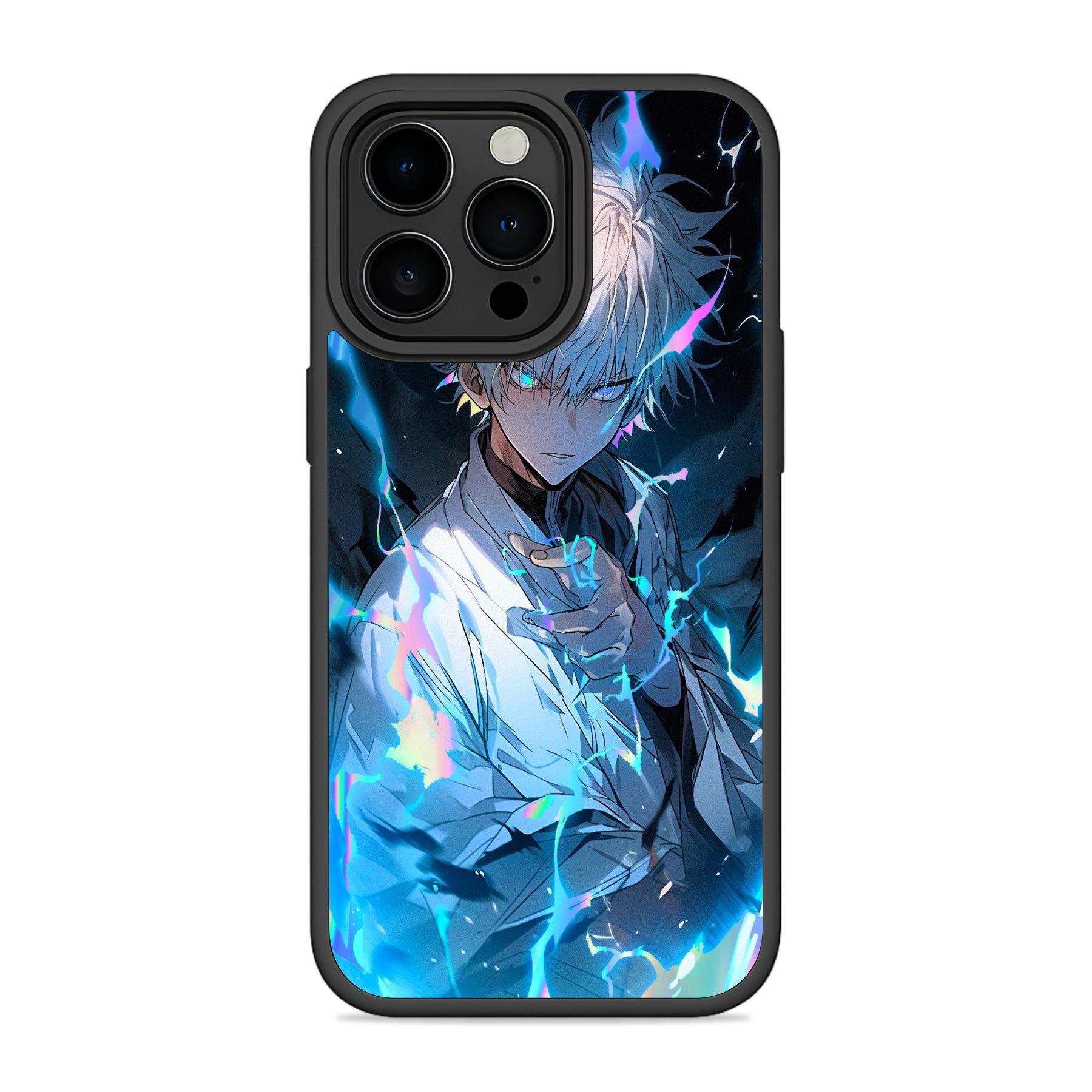 Thunder Guy Holographic Mobile Bumper Cover For iPhone 15 Pro Main image