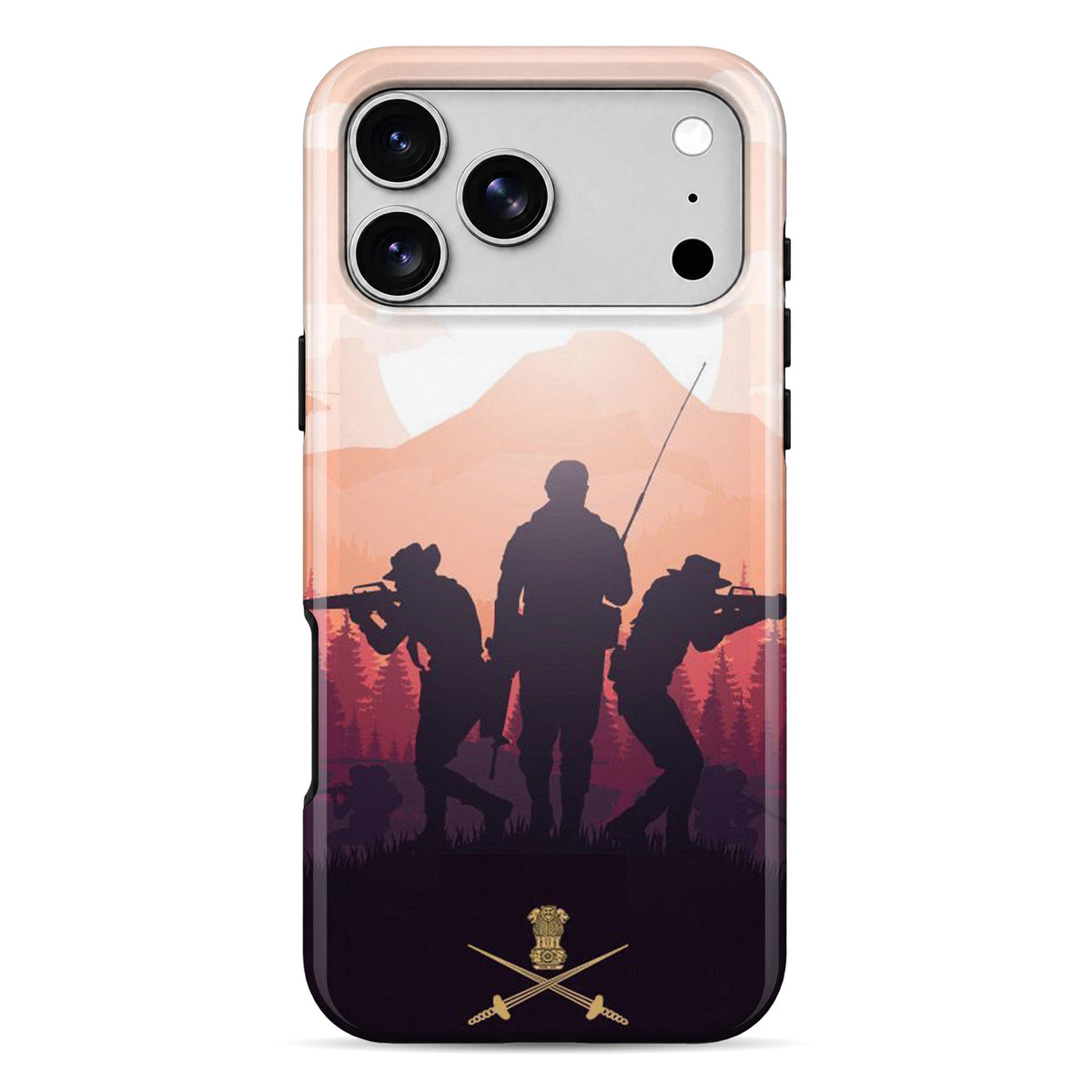 India Army | WrapCart Armor Double Layer Shockproof Glossy Phone Case Main image