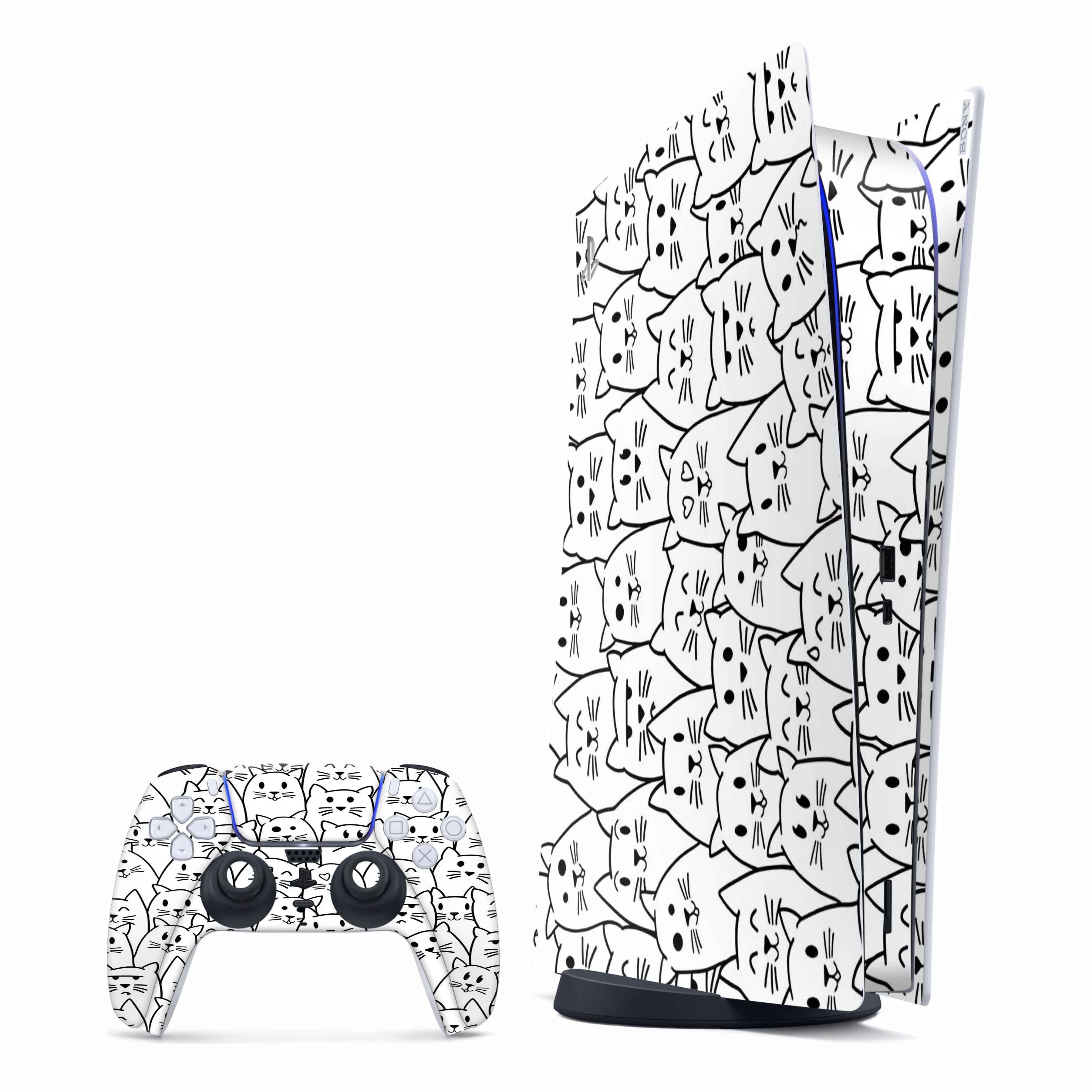 Moody Cats Play Station Skin Main image