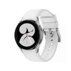White Silicone Strap -  Compatible for Samsung Galaxy Watch 4 Band & Galaxy Watch 5 Band 44mm 40mm/Watch 5 Pro Bands 45mm/Galaxy Watch 4 Classic Bands 46mm 42mm,20mm