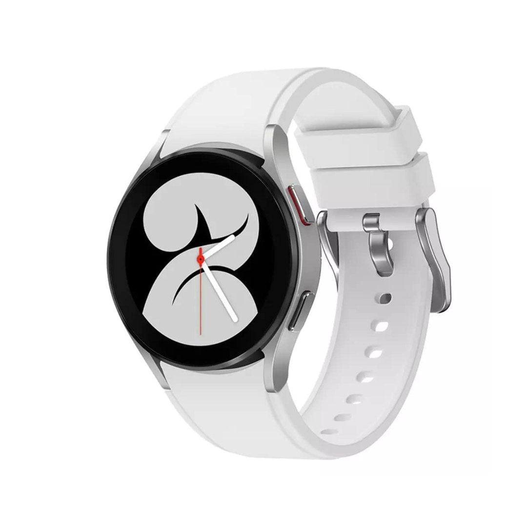 White Silicone Strap -  Compatible for Samsung Galaxy Watch 4 Band & Galaxy Watch 5 Band 44mm 40mm/Watch 5 Pro Bands 45mm/Galaxy Watch 4 Classic Bands 46mm 42mm,20mm
