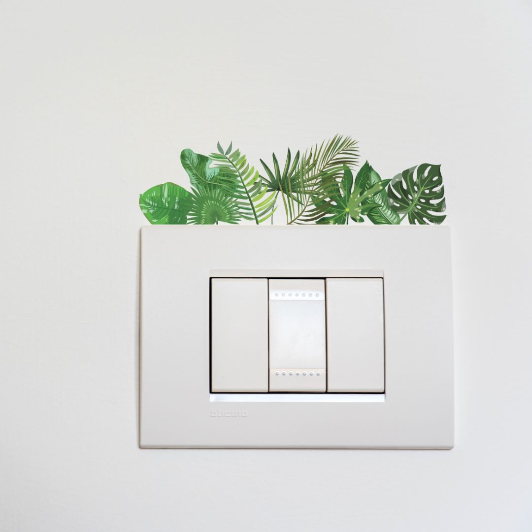 Green Leaves Wall Sticker Main image