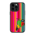 Retro Scooter Mobile Bumper Cover For iPhone 15 Pro Max