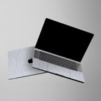 Grey Denim Macbook Skin