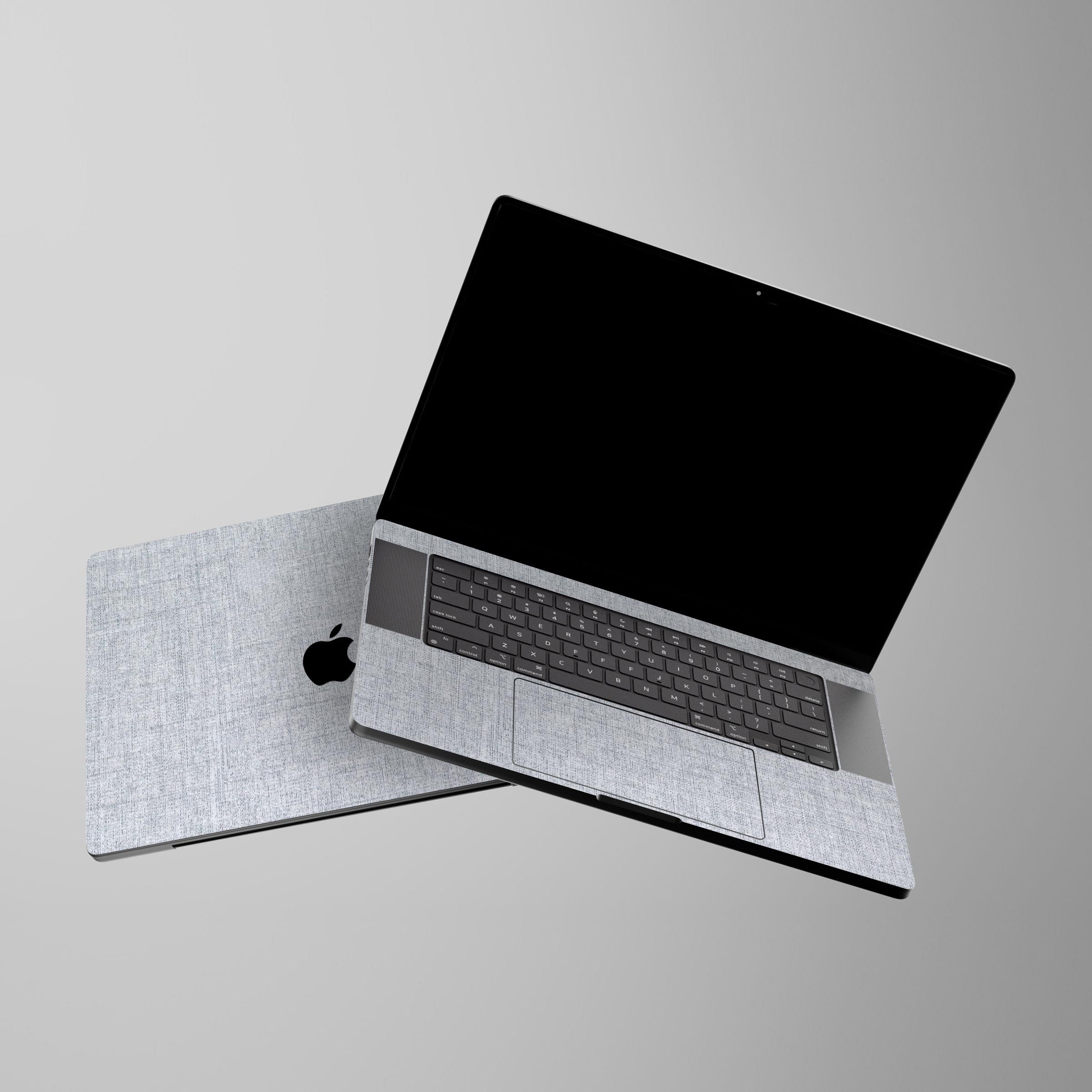 Grey Denim Macbook Skin